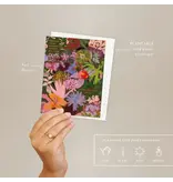 Seedlings Midnight Blooms - Birthday Card