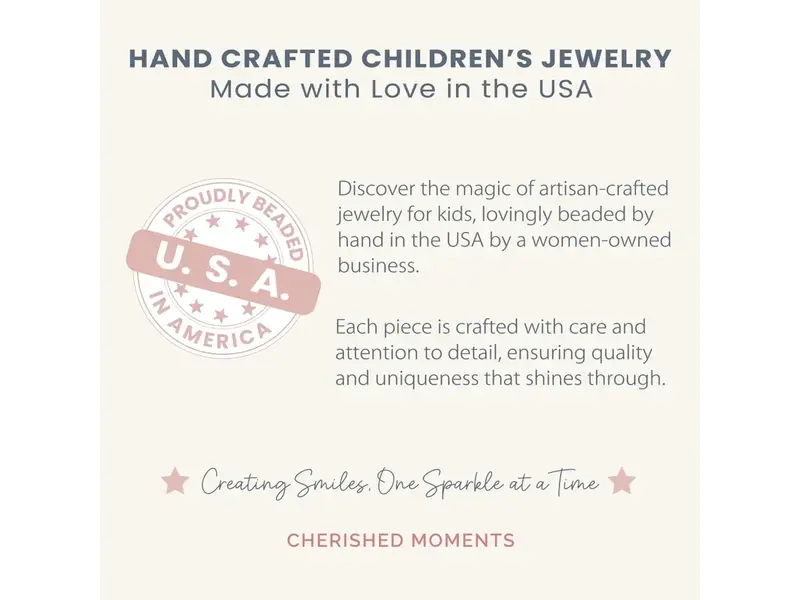 Cherished Moments 14K Gold-Plated Children's Pearl Bracelet - Medium