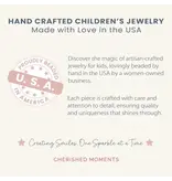Cherished Moments Girls Sterling Silver Strand of Pearls Kids Necklace