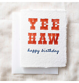 Paper Baristas Yee Haw Happy Birthday | Cowboy Cowgirl Greeting Card
