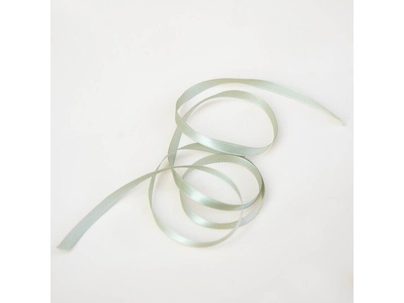 Parcel Paper 'leaf Green' Satin Ribbon