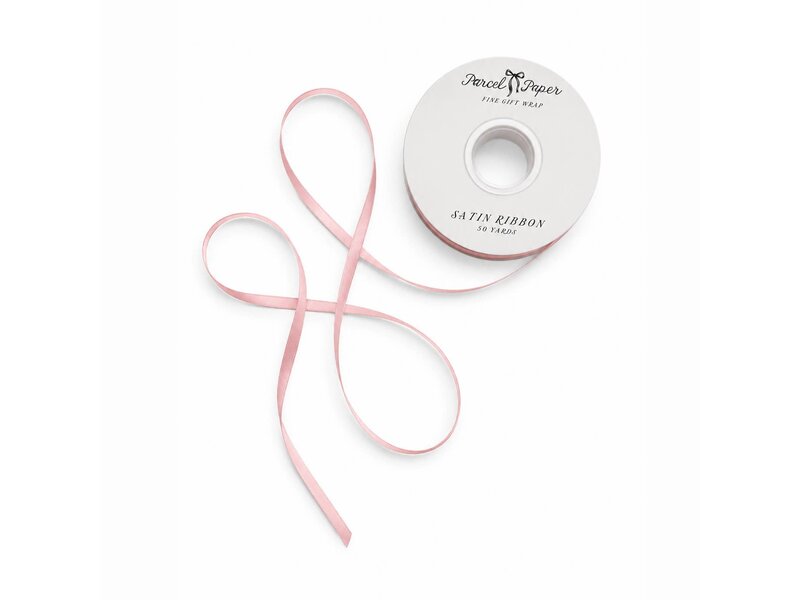 Parcel Paper 'petal Pink' Satin Ribbon