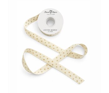'sprinkled Stars' Cotton Ribbon