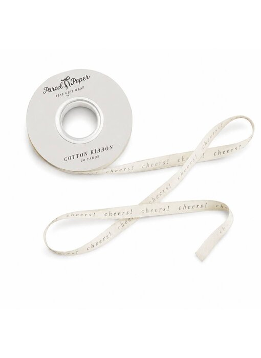 'cheers!' Cotton Ribbon