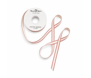 'rouge Scallop' Cotton Ribbon