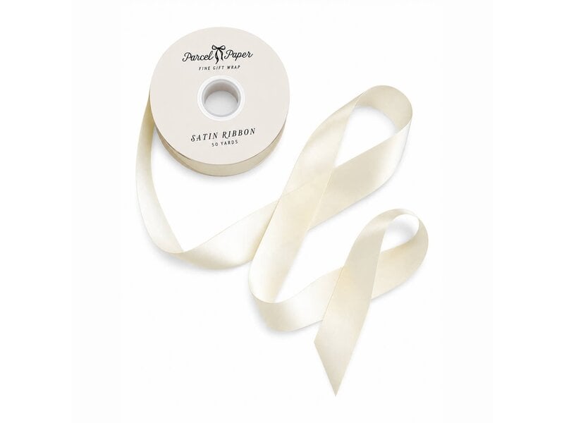 Parcel Paper 'lace' Satin Ribbon