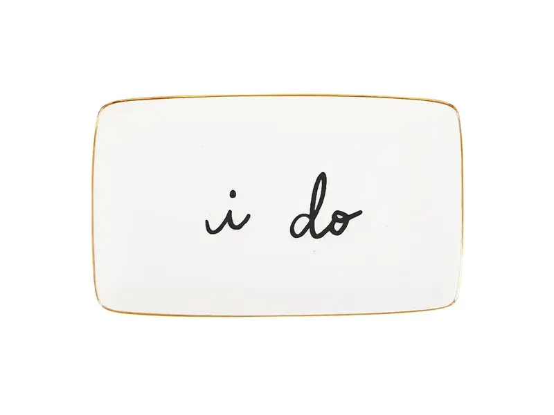 Santa Barbara Design Studio by Creative Brands Ceramic Trinket Tray - I Do