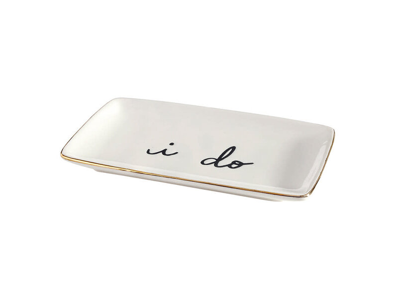 Santa Barbara Design Studio by Creative Brands Ceramic Trinket Tray - I Do