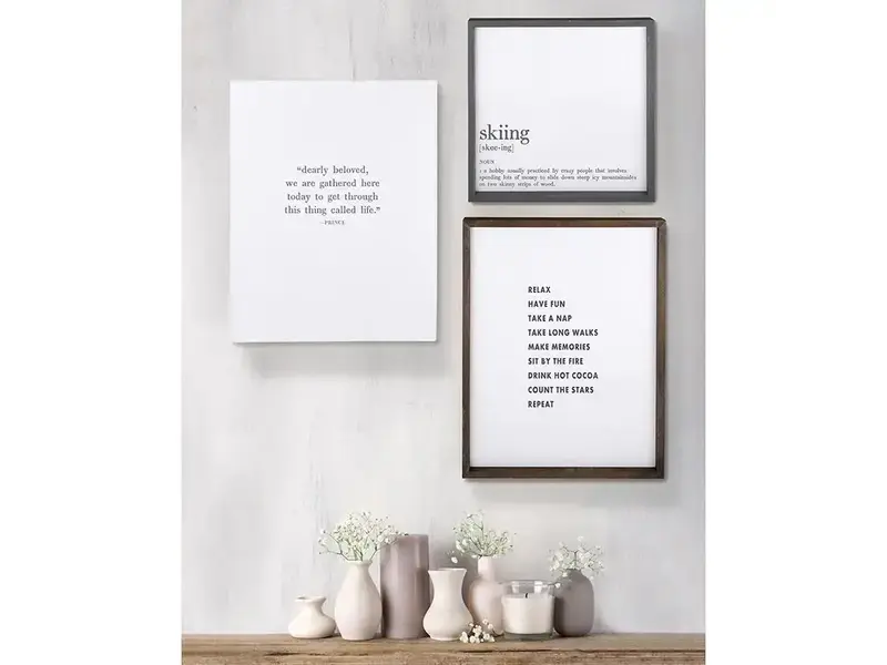 Santa Barbara Design Studio by Creative Brands Face To Face Cadet Word Board - Dearly Beloved