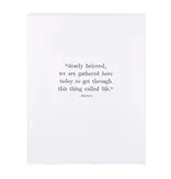 Santa Barbara Design Studio by Creative Brands Face To Face Cadet Word Board - Dearly Beloved