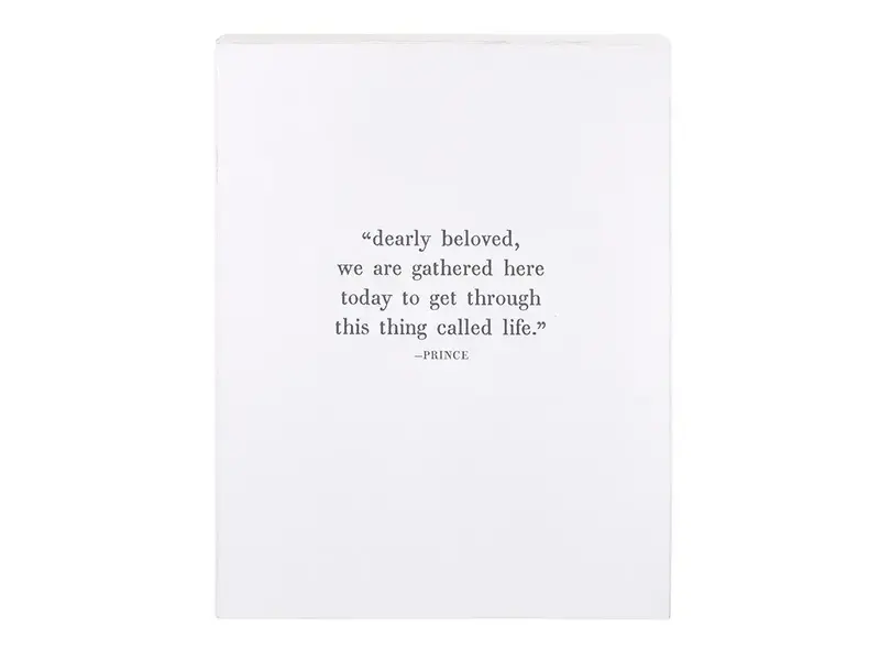 Santa Barbara Design Studio by Creative Brands Face To Face Cadet Word Board - Dearly Beloved