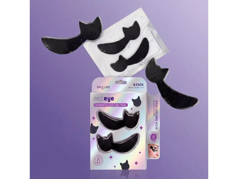 My Spa Life Halloween Cat Eye Hydrogel Undereye Patches | 8 Pack | Limited Edition