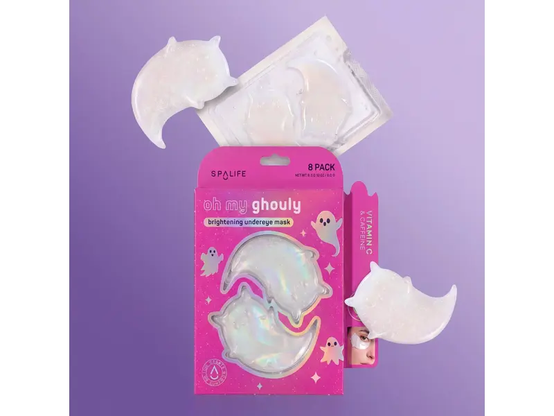 My Spa Life Halloween Oh My Ghouly Hydrogel Undereye Patches  | 8 Pack | Limited Edition
