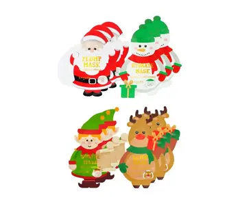 Christmas Holiday Santa's Workshop Facial Mask Gift Set