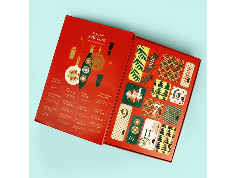 My Spa Life Christmas Holiday Self Care Beauty Advent Calendar 12 Days
