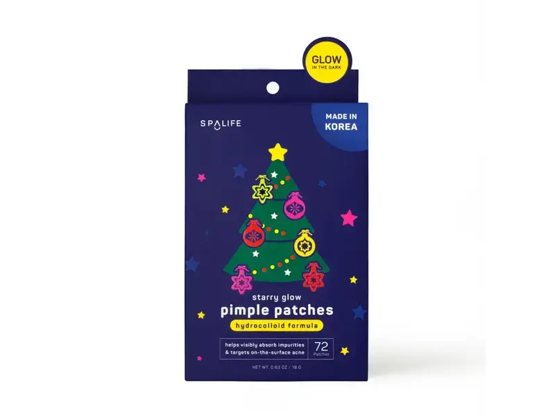 My Spa Life Christmas Holiday Starry Glow in the Dark Pimple Patches