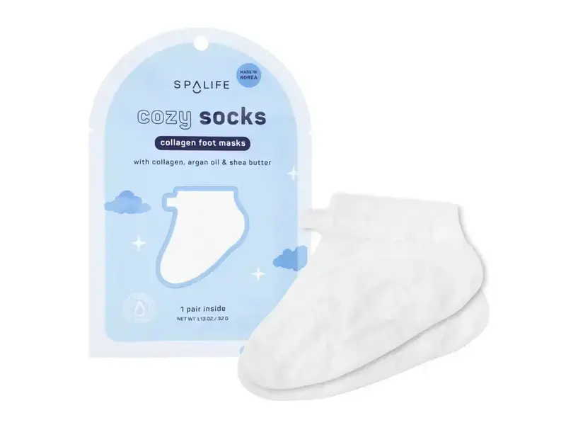 My Spa Life Cozy Socks Collagen Spa Foot Mask