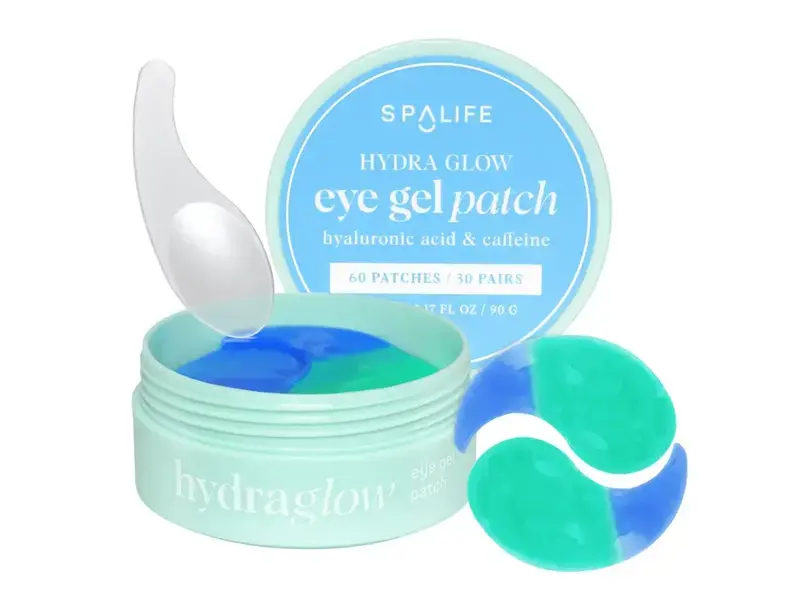 My Spa Life Eye Gel Patch Jar | Hyaluronic Acid & Caffeine | 60 Count