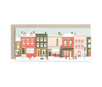 City Sidewalks Holiday Card