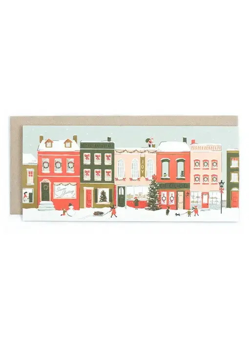 City Sidewalks Holiday Card
