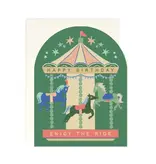 Amy Heitman Enjoy the Ride Carousel Birthday Card