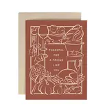 Amy Heitman Friendsgiving Thank You Greeting Card