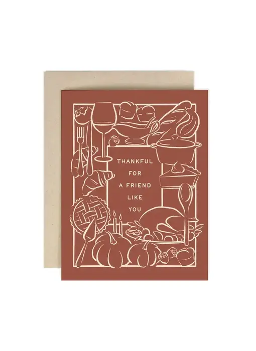 Friendsgiving Thank You Greeting Card