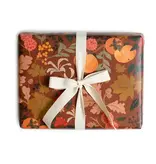 Amy Heitman Harvest Persimmon Gift Wrap - Roll