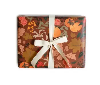Harvest Persimmon Gift Wrap - Roll