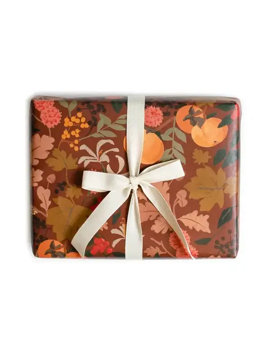 Harvest Persimmon Gift Wrap - Roll
