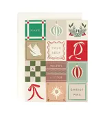 Amy Heitman Holiday Patchwork Card
