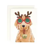 Amy Heitman Reindeer Doodle Holiday Card