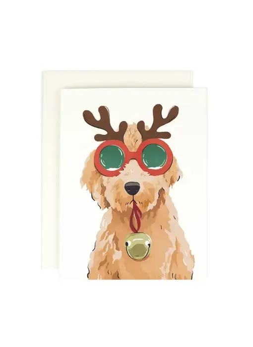 Reindeer Doodle Holiday Card