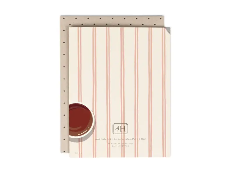 Amy Heitman Thanks For Hosting Greeting Card