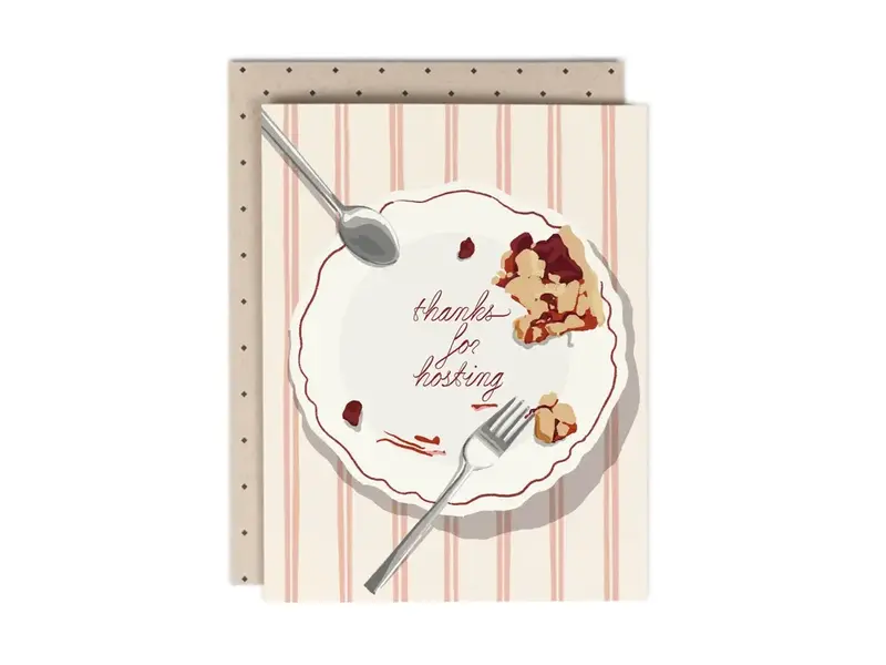 Amy Heitman Thanks For Hosting Greeting Card