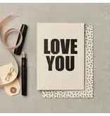 Katie Leamon Love You Bold Greeting Card