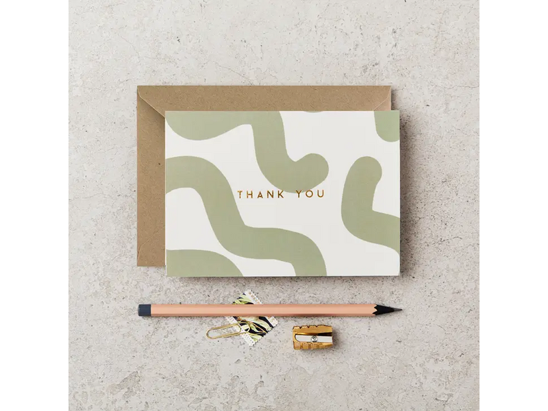 Katie Leamon Mallow Thank You Greeting Card