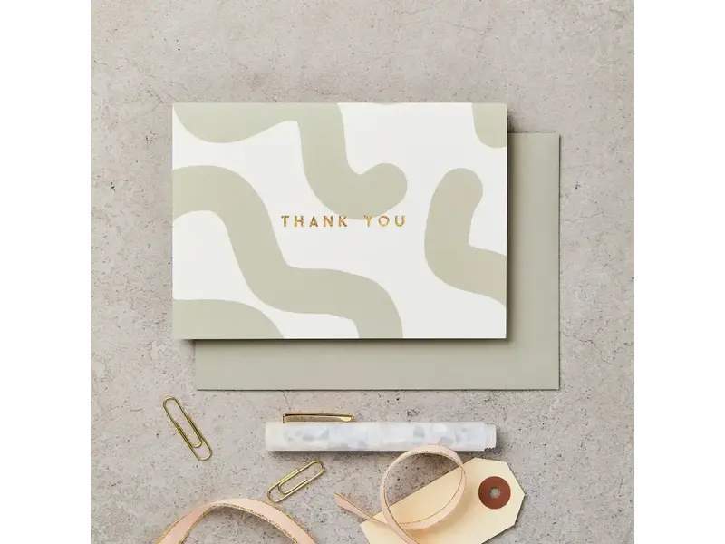Katie Leamon Mallow Thank You Greeting Card