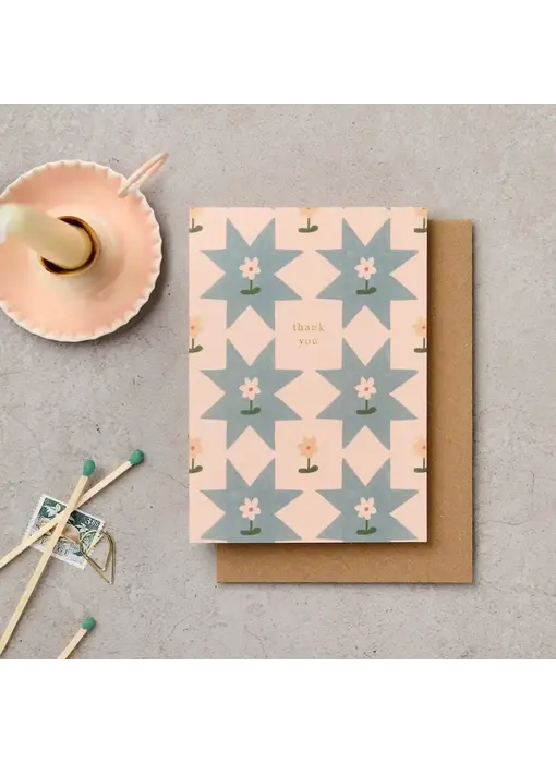 Thank You Quilt Star Card