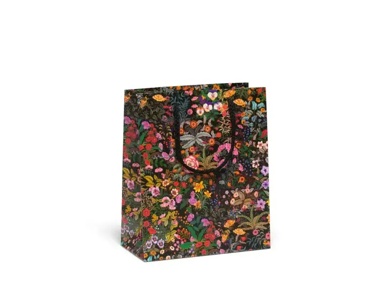 Red Cap Cards Meadow Black Gift Bag Medium