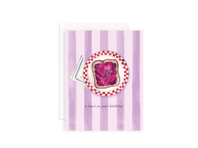 Cami Monet A Toast on Your Birthday Greeting Card