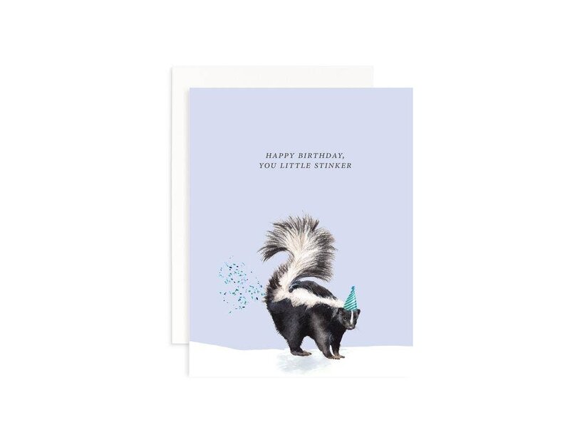 Cami Monet Happy Birthday You Little Stinker Greeting Card