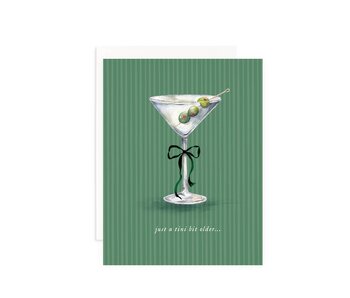 Just a Tini Bit Older Birthday Greeting Card