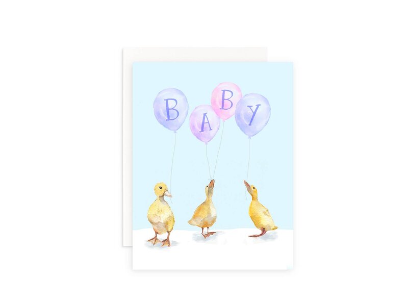 Cami Monet Baby Ducks Greeting Card