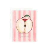 Cami Monet Grateful to the Core Apple Thank You Greeting Card