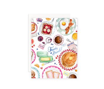 Thanks a Brunch Thank You Greeting Card