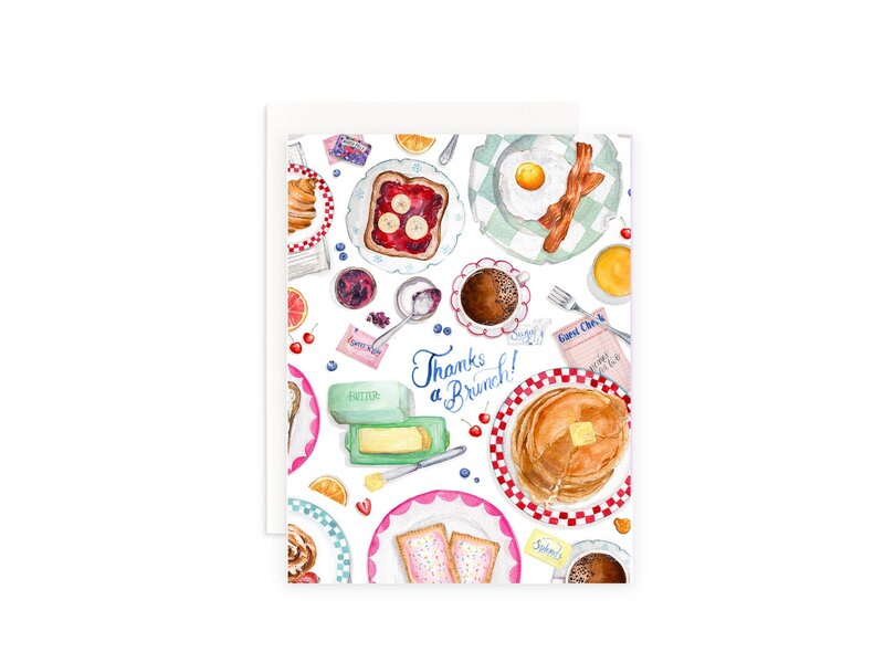 Cami Monet Thanks a Brunch Thank You Greeting Card