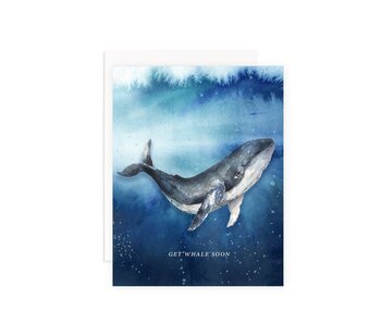 Get Whale Soon Greeting Card
