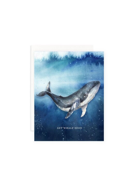 Get Whale Soon Greeting Card