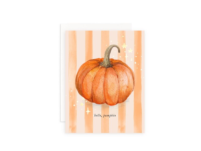 Cami Monet Hello Pumpkin Greeting Card